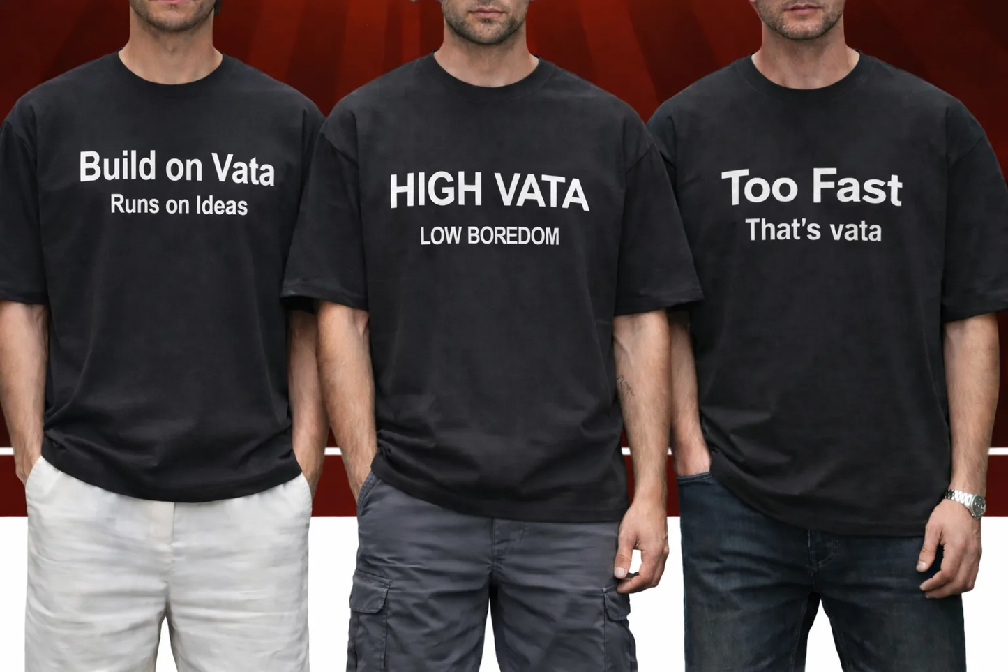 Vata Dosha T-Shirt – High Vata, Low Boredom | Vata Dosha T-Shirt