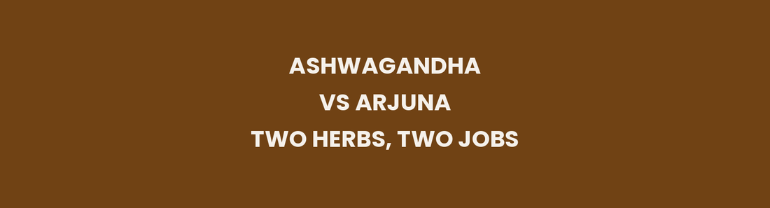 Ashwagandha vs Arjuna for heart health