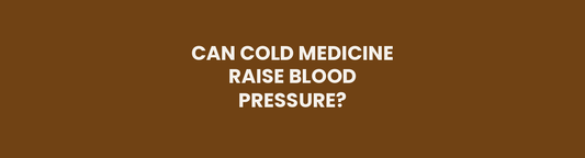 Can cold medicine raise blood pressure
