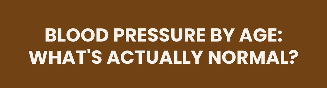 Blood pressure by age chart