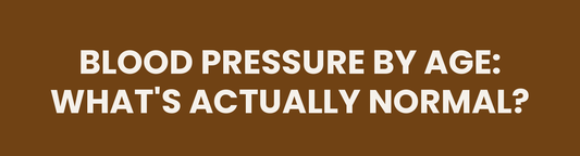 Blood pressure by age chart