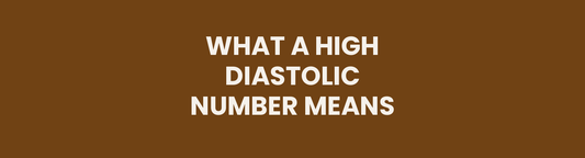 What a high diastolic number means