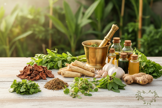 Natural blood pressure reducer with Ayurvedic herbs arjuna brahmi and Mukta Vati for hypertension
