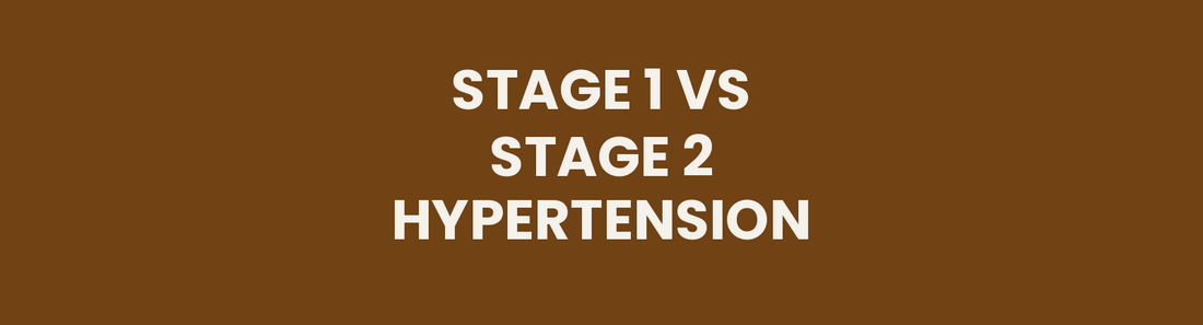 Stage 1 vs stage 2 hypertension