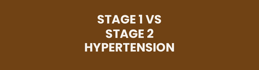 Stage 1 vs stage 2 hypertension