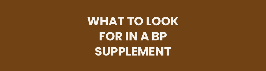What to Actually Look For in a Blood Pressure Supplement
