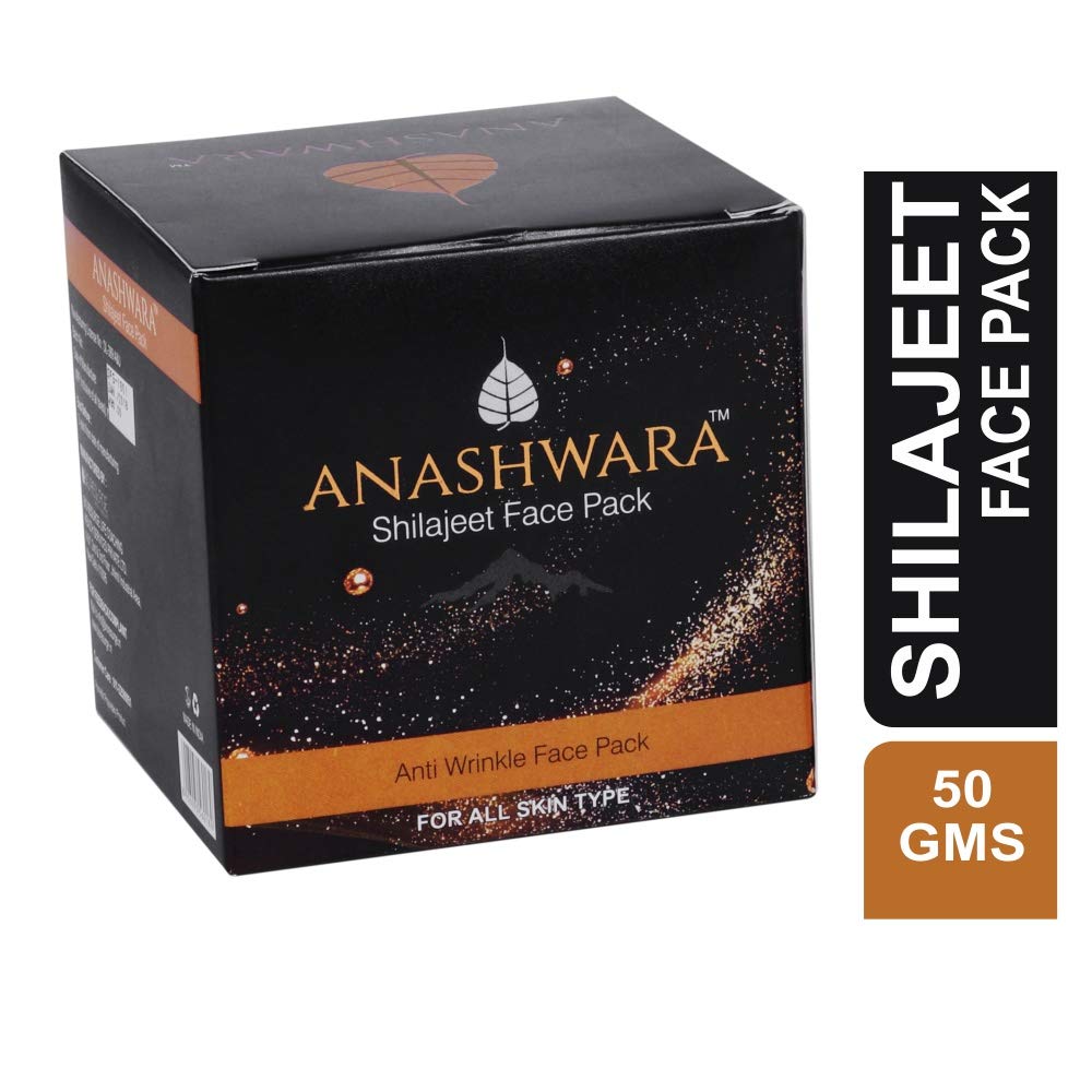 Anashwara Shilajit face Pack || Anti Wrinkle, Removes Pigmentation and Skin Tightening Face Pack | repairs damaged tissues removing the dead cells (50 gm)