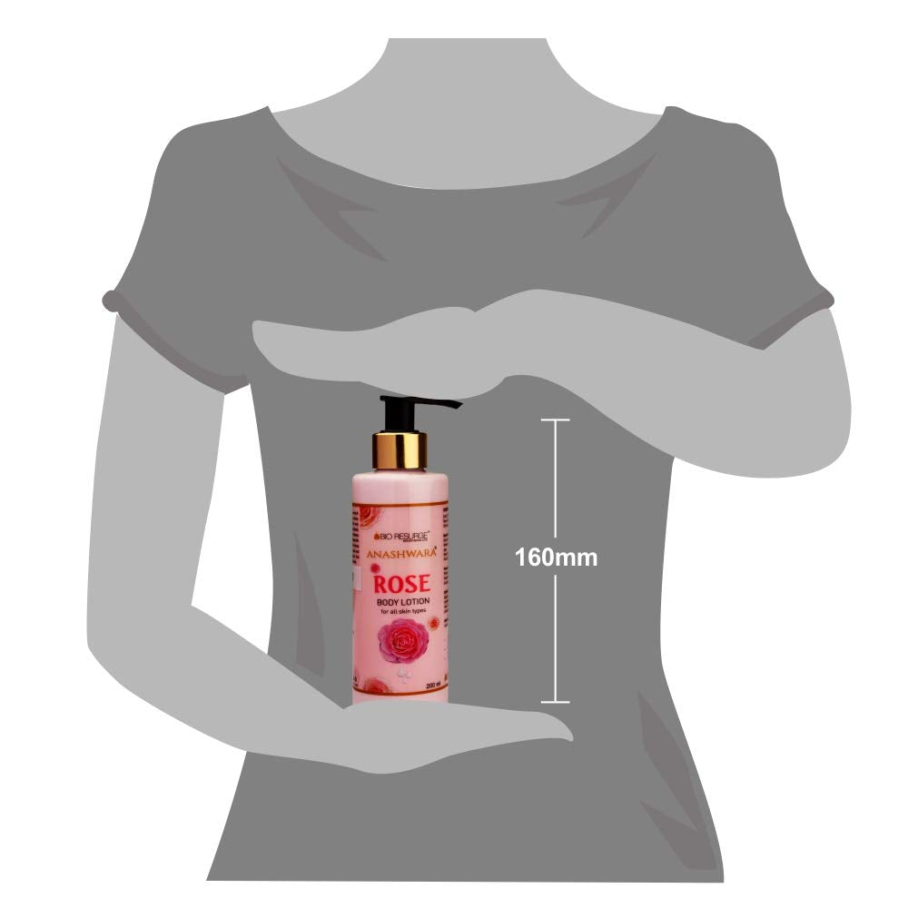 Anashwara Rose Body Lotion Cooling Soothing Moisturizing Body Lotion
