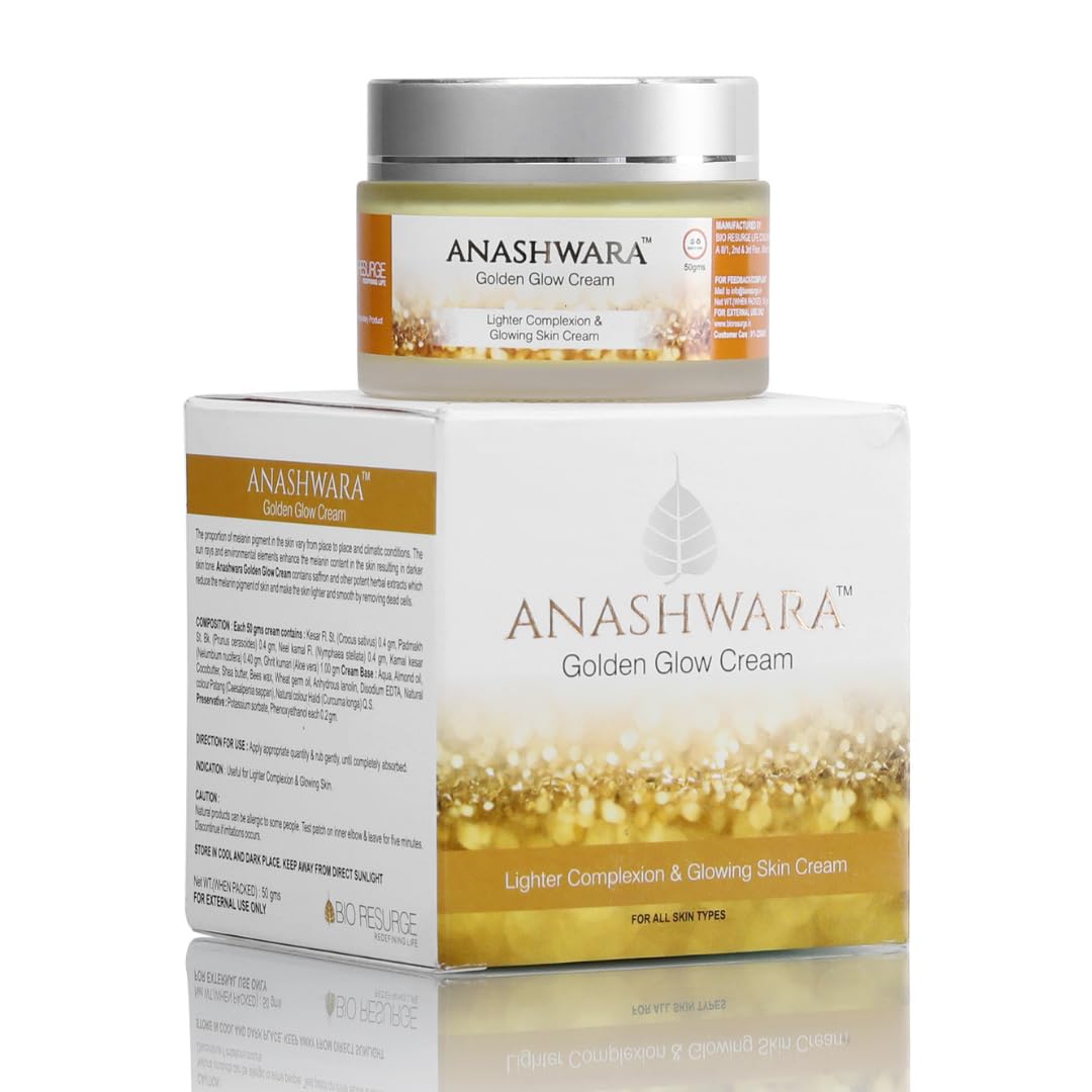 Anashwara Golden Glow Cream for Skin fairness (50 gm)