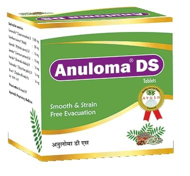 Anuloma DS Ayurvedic Digestive Tablets | Nirogam