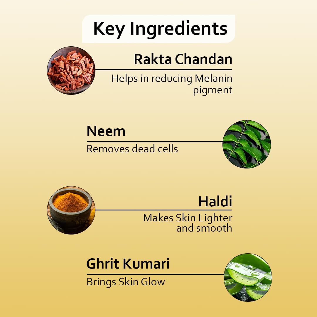 Anashwara Golden Glow Face Wash for Glowing Fairness Skin (100 ml)