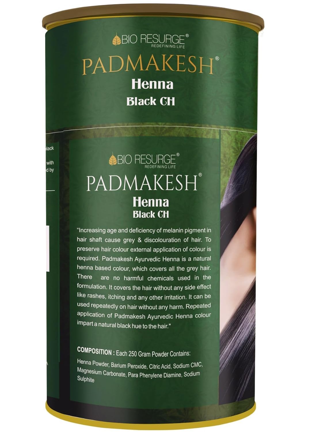 Ayurvedic Henna Natural Hair Colours (Black)