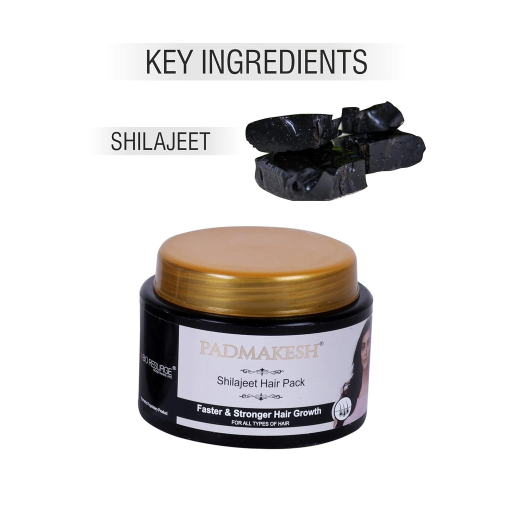 Padmakesh Shilajit Hair Pack for Hair Care | Nirogam