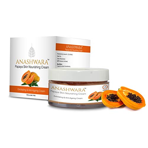 Anashwara Papaya Skin Nourishing Cream for exfoliating and anti-aging 50 gms