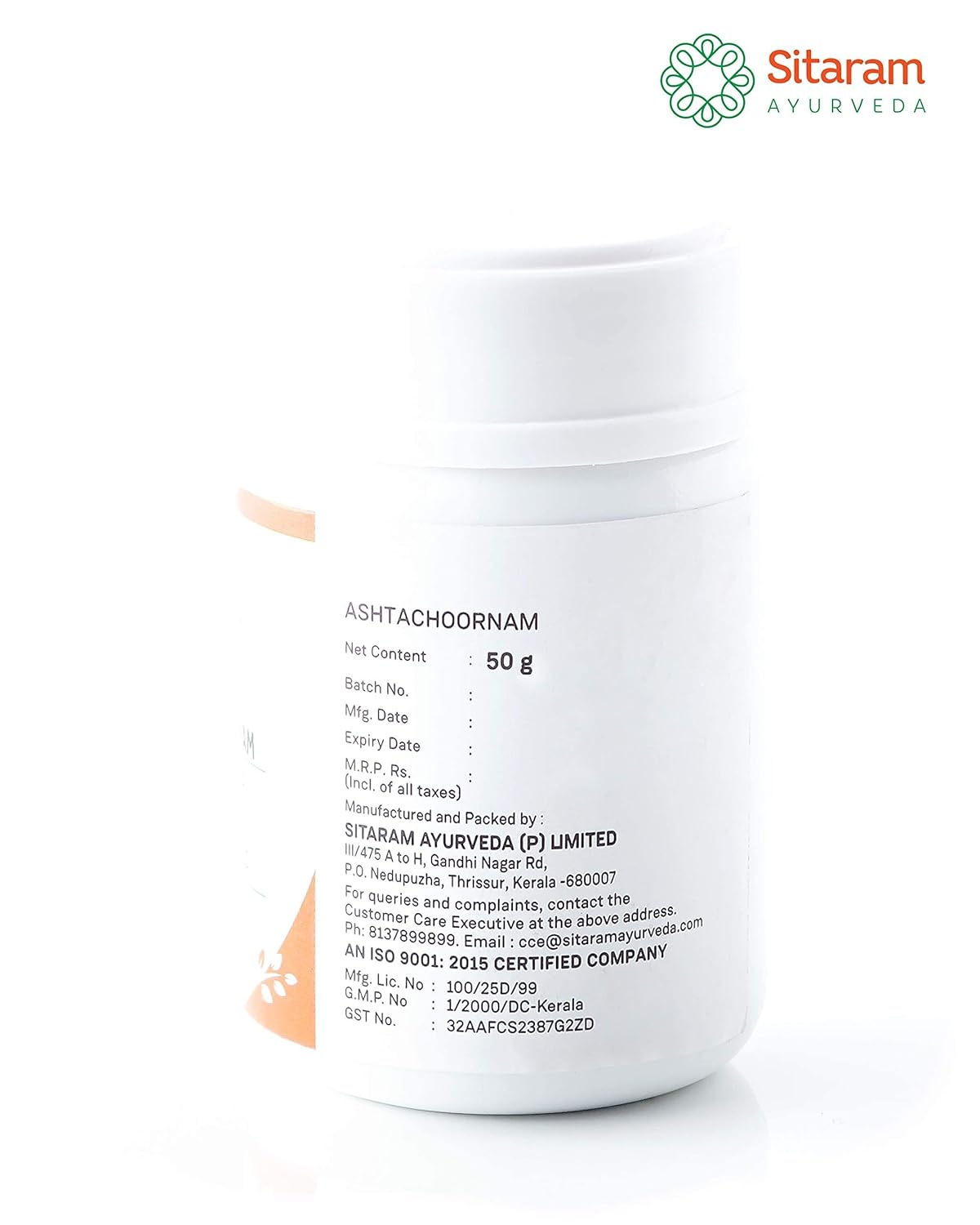 Ashta Choornam Ayurvedic Digestive Powder - Pack of 4* 50g