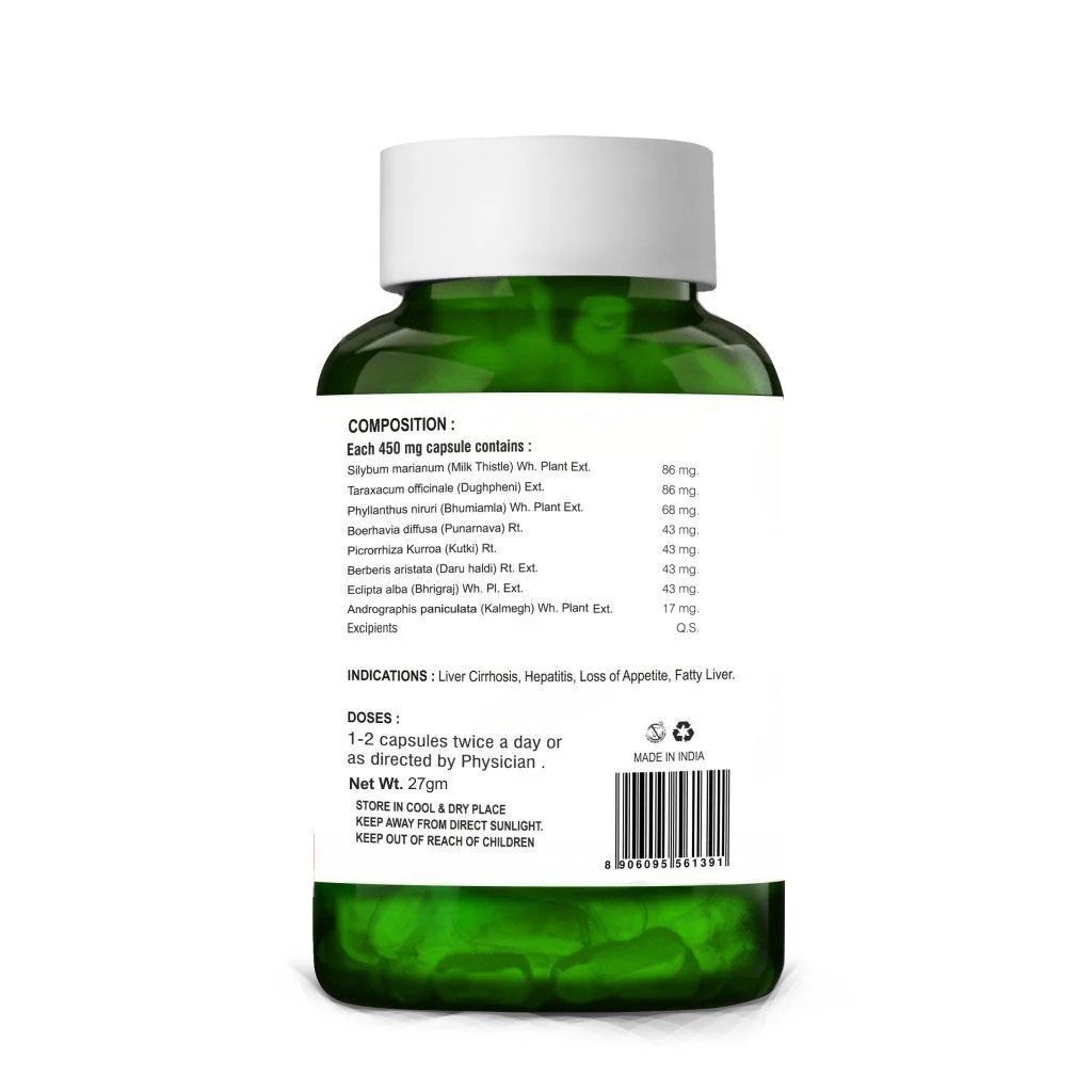 Livosurg Liver Detox Capsules with Milk Thistle | Nirogam