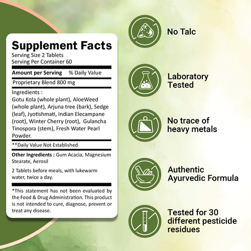 Ivy's Mukta Vati | Blood Pressure Support Tablets