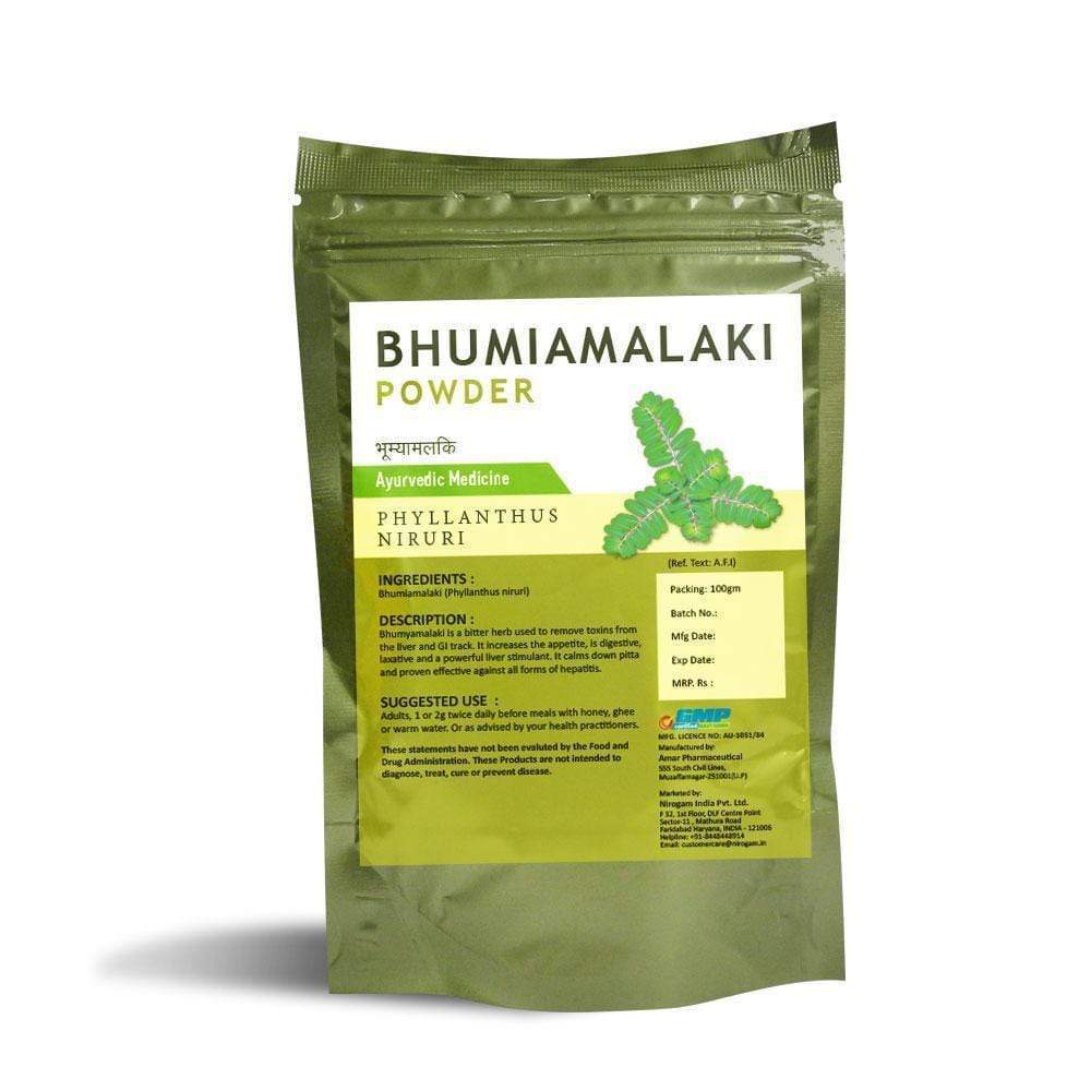 Bhumiamalaki Powder - 100gm - Nirogam