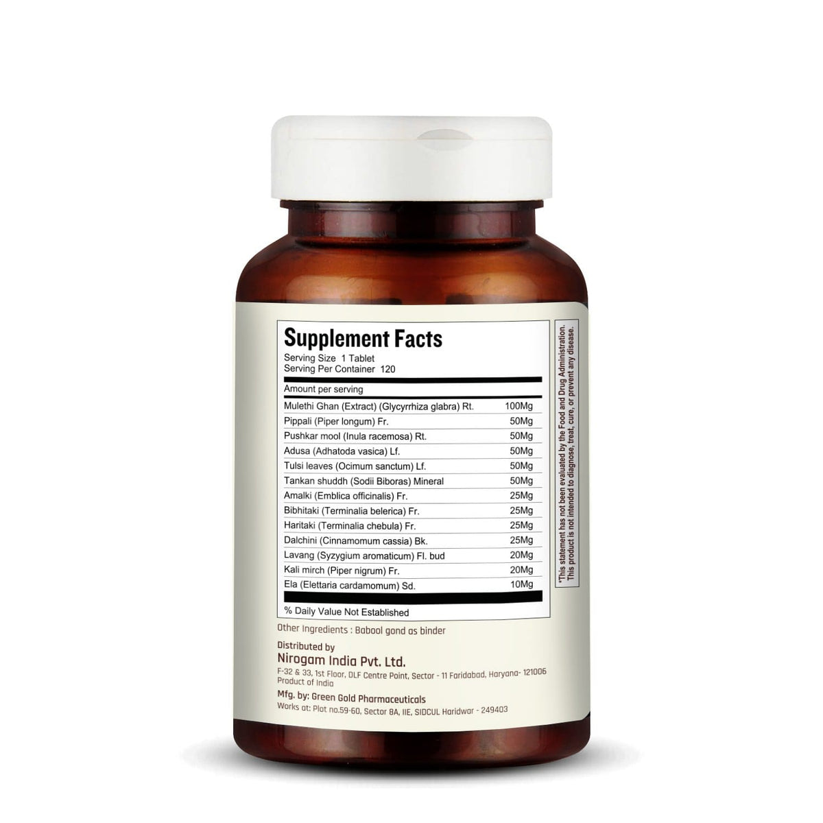 Inhale Boost Tablets for Lung & Sinus Support | Nirogam