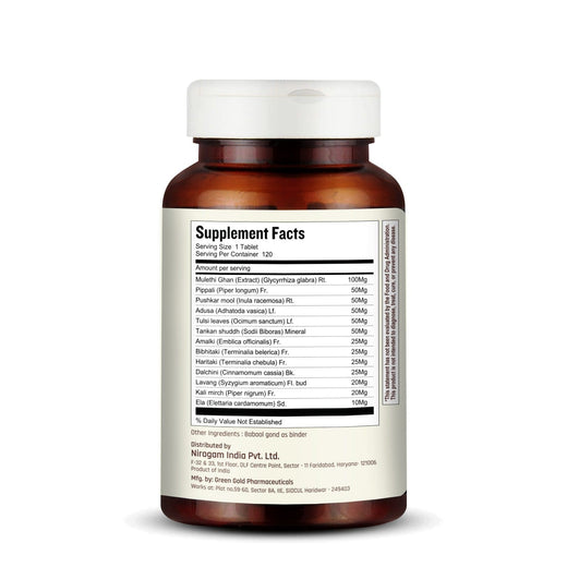 Inhale Boost Tablets for Lung & Sinus Support | Nirogam