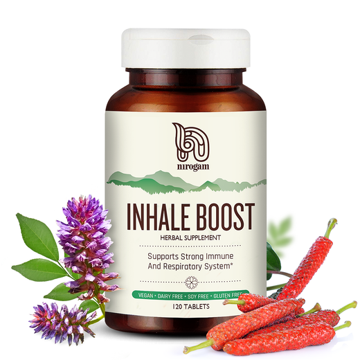 Inhale Boost Tablets for Lung & Sinus Support | Nirogam