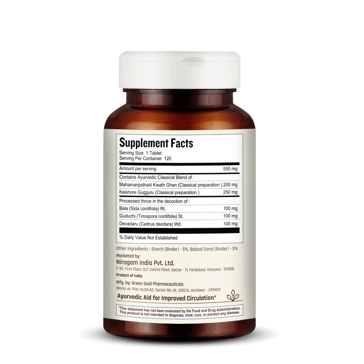 Raynomore Tablets for Healthy Circulation to Hands & Feet