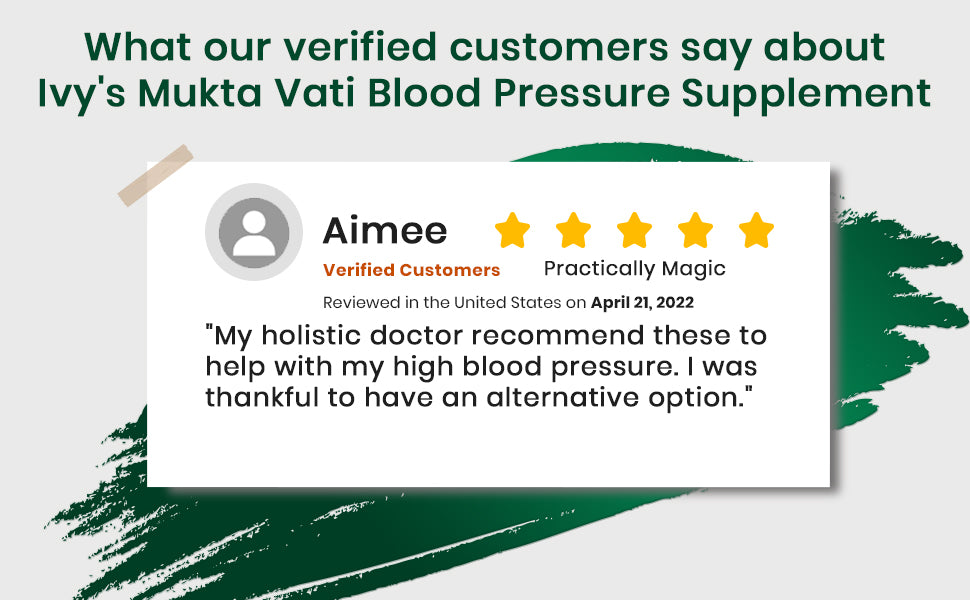 Ivy's Mukta Vati | Blood Pressure Support Tablets